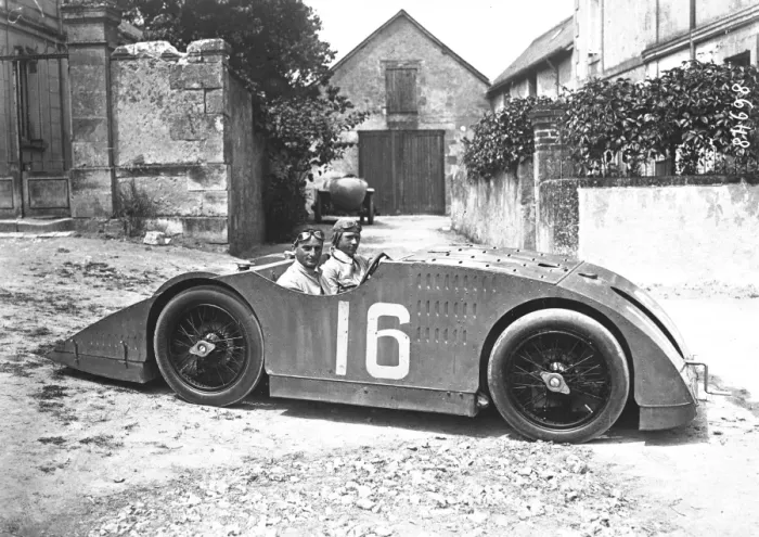 Framed Print : A curious car at big French motor race Marco and Zirn in their curious Bugatti II Framed Print : A curious car at big French motor race Marco and Zirn in their curious Bugatti II