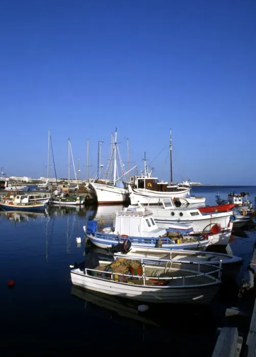 Framed Print : Cyprus. Boats in Paphos Harbour Framed Print : Cyprus. Boats in Paphos Harbour