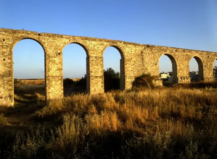 Framed Print : Cyprus. Larnaca. Roman aquaduct Framed Print : Cyprus. Larnaca. Roman aquaduct