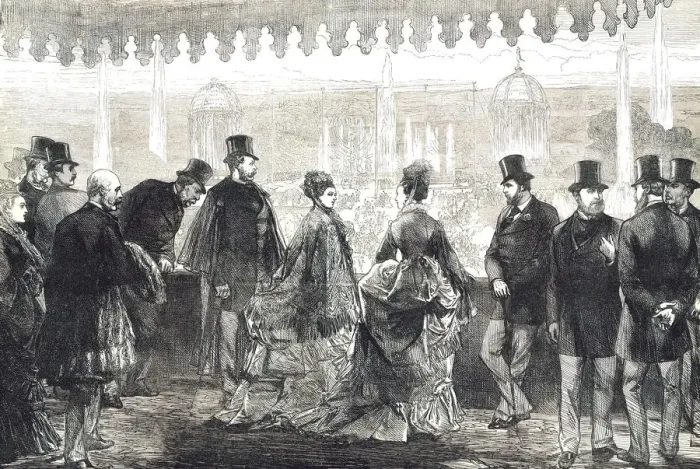 Framed Print : Czar Alexander II and the Royal party at The Crystal Palace 23rd May 1874 Framed Print : Czar Alexander II and the Royal party at The Crystal Palace 23rd May 1874