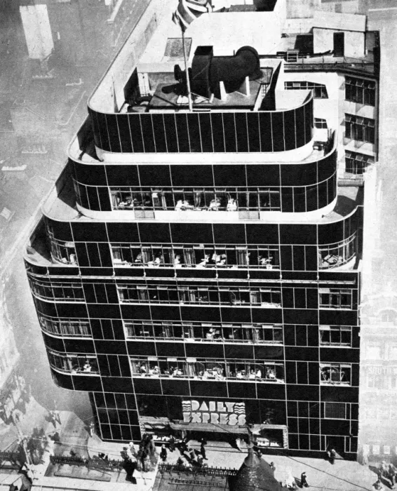 Framed Print : The Daily Express building in Fleet Street, London, England. Built in 1932 by Sir Framed Print : The Daily Express building in Fleet Street, London, England. Built in 1932 by Sir