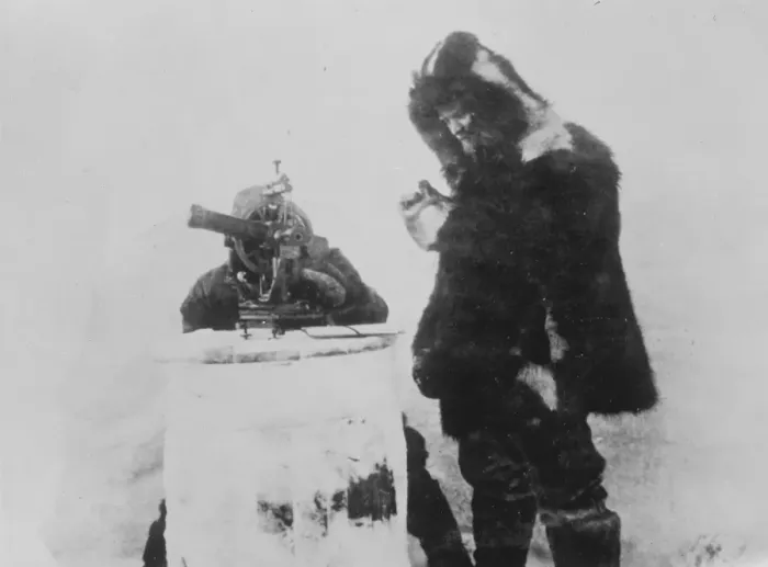 Framed Print : Daring attempt to drift across polar sea. Helplessly locked in ice for twenty four months Framed Print : Daring attempt to drift across polar sea. Helplessly locked in ice for twenty four months