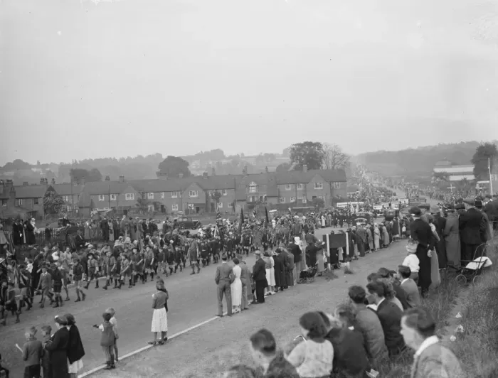 Framed Print : The Dartford Carnival. 1936 Framed Print : The Dartford Carnival. 1936
