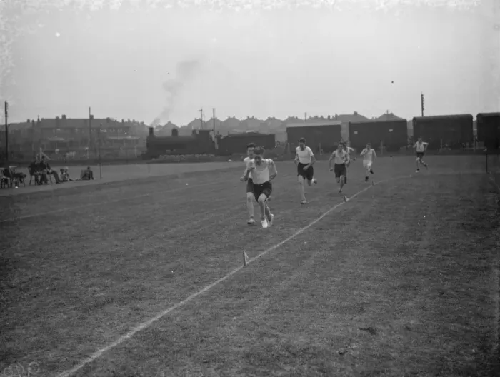 Framed Print : Dartford technical college sports. 1938 Framed Print : Dartford technical college sports. 1938