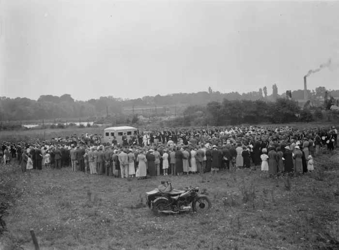 Framed Print : Dartfords new ambulance headquarters. 1937 Framed Print : Dartfords new ambulance headquarters. 1937