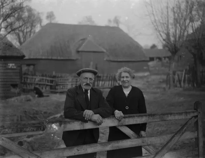 Framed Print : Diamond wedding. Couchma. Franks Farm. Horton Kirby. 1934 Framed Print : Diamond wedding. Couchma. Franks Farm. Horton Kirby. 1934