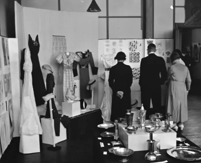 Framed Print : A display at the Art School on Grassington Road, Sidcup, Kent. 1938