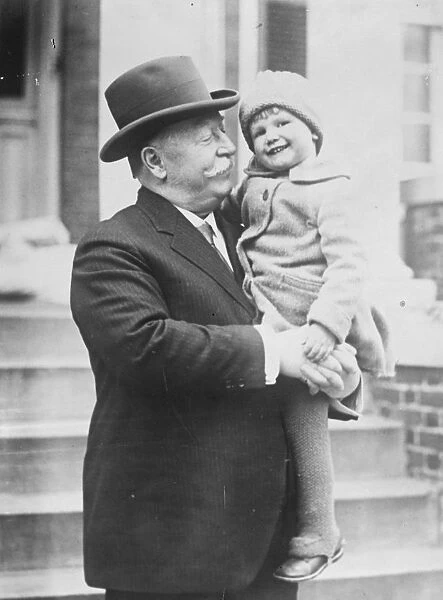 A distinguished grandfather. Mr W Howard Taft, Chief Justice of the United States Supreme Court