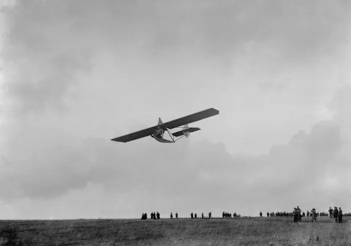 Framed Print : Ditchling Beacon, South Downs East Sussex, England Inter Club Gliding meeting