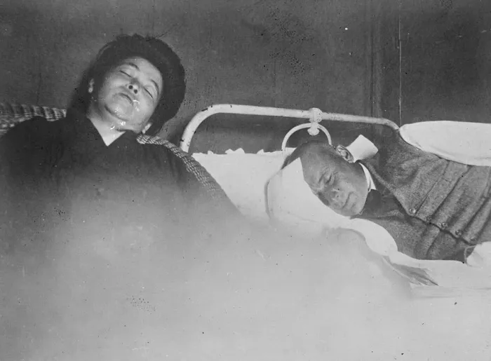 Framed Print : A dope problem in the east A Chinese man and his Japanese wife in opium sleep, Shanghai Framed Print : A dope problem in the east A Chinese man and his Japanese wife in opium sleep, Shanghai