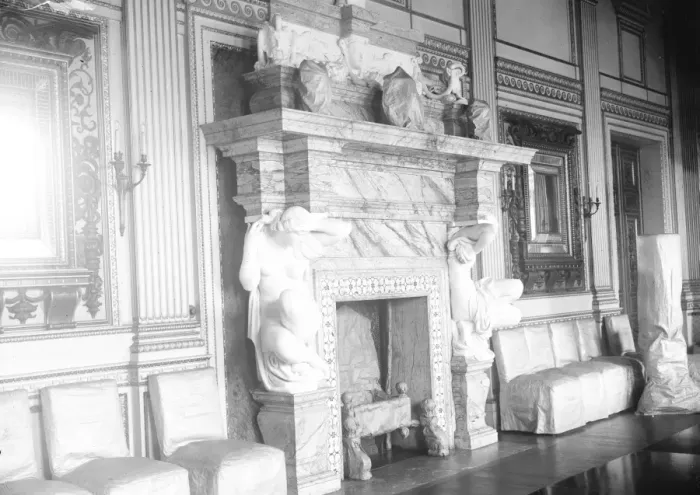 Framed Print : Dorchester House ( Park Lane ) for sale. A magnificent mantelpiece. 1926 Framed Print : Dorchester House ( Park Lane ) for sale. A magnificent mantelpiece. 1926