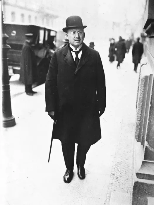 Framed Print : Dr Hermes German Ambassador in France. 25 August 1923
