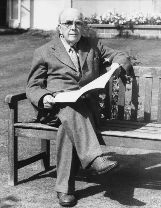 Framed Print : Dr John Ireland, the famous composer at his home, Rock Mill, Washington, West Sussex