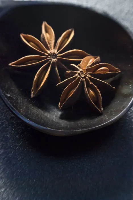 Framed Print : Dried Star anise fruits in small bowl. Also known as star aniseed, badiane or Chinese Framed Print : Dried Star anise fruits in small bowl. Also known as star aniseed, badiane or Chinese