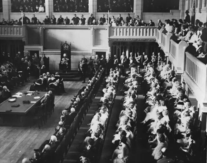 Framed Print : The Duke of Devonshire opens new parliament at Ottawa On the right acting Premier Framed Print : The Duke of Devonshire opens new parliament at Ottawa On the right acting Premier