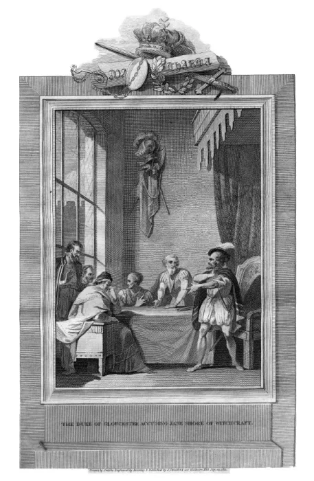 Framed Print : The Duke of Gloucester accusing Jane Shore of witchcraft - Elizabeth Jane Shore (c Framed Print : The Duke of Gloucester accusing Jane Shore of witchcraft - Elizabeth Jane Shore (c