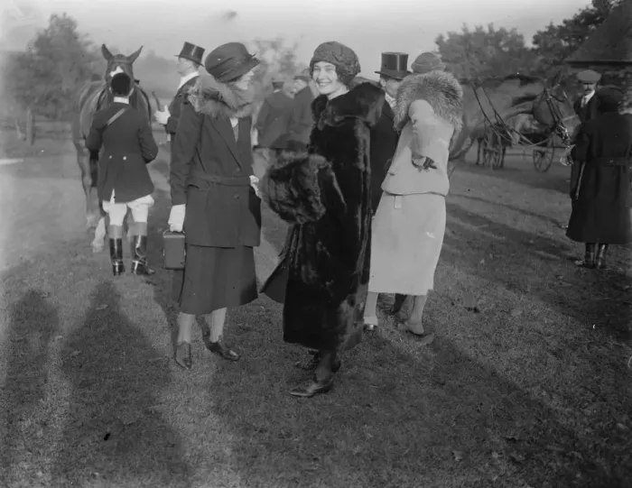 Framed Print : Duke of York at Belvoir Hunt Meet at Croxton Park Lady Granby ( on right ) and Lady Framed Print : Duke of York at Belvoir Hunt Meet at Croxton Park Lady Granby ( on right ) and Lady