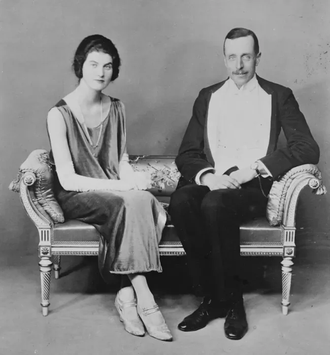 Framed Print : Earl of Winterton M P with his bride elect The Earl of Winterton MP and the Hon Monica Wilson Framed Print : Earl of Winterton M P with his bride elect The Earl of Winterton MP and the Hon Monica Wilson