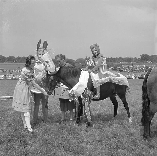 The Edenbridge and Oxted Show - 2 August 1960 The winners of the Fancy Dress Parade