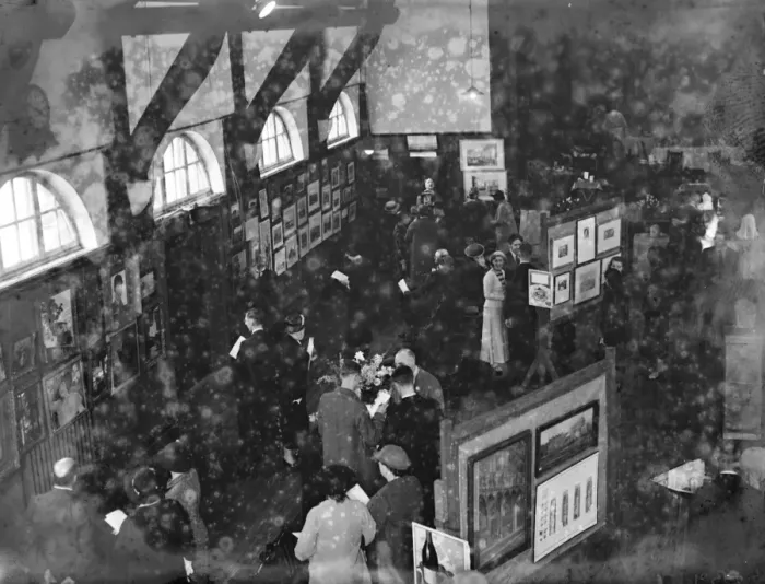 Framed Print : Eltham arts and crafts exhibition in Kent. 1936 Framed Print : Eltham arts and crafts exhibition in Kent. 1936