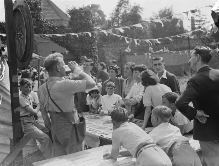 Framed Print : Eltham Roman catholic fete. Boys show their shooting ability on the air rifle range Framed Print : Eltham Roman catholic fete. Boys show their shooting ability on the air rifle range