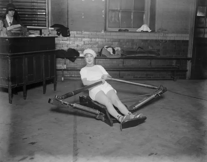 Framed Print : Englands popular young film star at the Mayfair Gymnasium. Miss Flora le Breton Framed Print : Englands popular young film star at the Mayfair Gymnasium. Miss Flora le Breton