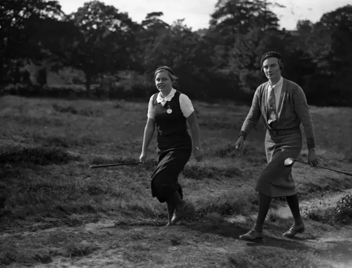Framed Print : The English Ladies Close Golf Championship at the Royal Ashdown Forest Golf Club, Sussex
