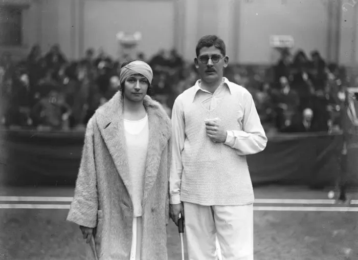 Framed Print : The English lady tennis champions romance. Miss McKane, the English lady tennis champion Framed Print : The English lady tennis champions romance. Miss McKane, the English lady tennis champion