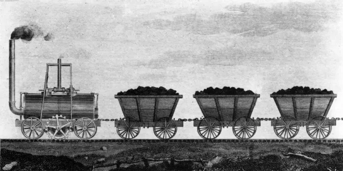 Framed Print : Engraving of Blenkinsops rack engine 1812 Framed Print : Engraving of Blenkinsops rack engine 1812