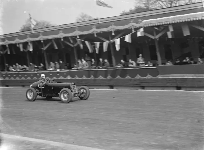 Framed Print : ERA Pat Fairfield at speed at Crystal Palace. 1937 Framed Print : ERA Pat Fairfield at speed at Crystal Palace. 1937