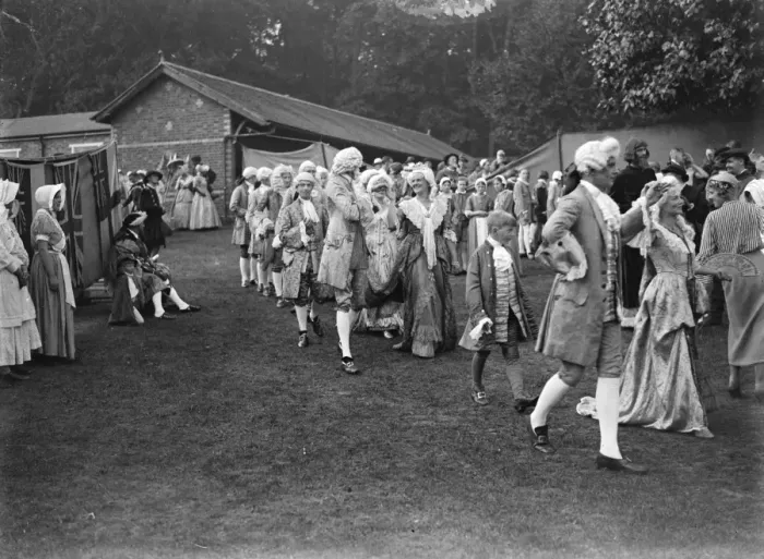Framed Print : Esher Pageant. Sandown race course. 17 September 1932 Framed Print : Esher Pageant. Sandown race course. 17 September 1932