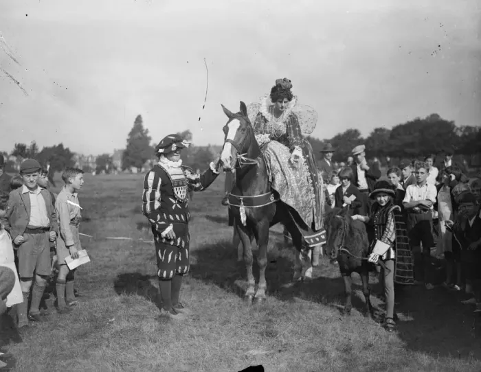 Framed Print : Esher Pageant. Sandown race course. 17 September 1932 Framed Print : Esher Pageant. Sandown race course. 17 September 1932
