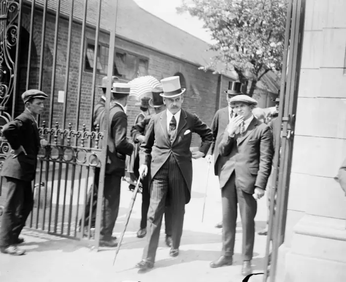 Framed Print : At the Eton and Harrow match at Lords. Sir Philip Chatwode leaving. 13 July 1923 Framed Print : At the Eton and Harrow match at Lords. Sir Philip Chatwode leaving. 13 July 1923