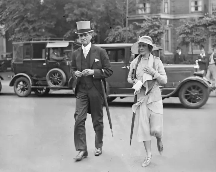 Framed Print : Eton versus Harrow cricket at Lords Cricket Ground Lord and Lady Astor 1931