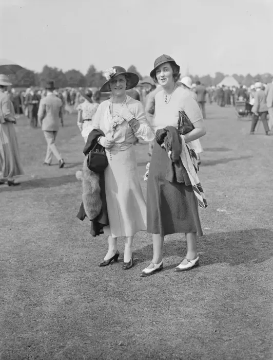 Framed Print : Eton versus Winchester Viscountess Astor and Viscountess of Cranborne 30 June 1933