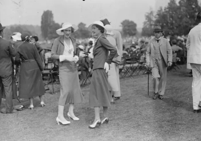 Framed Print : Eton versus Winchester at Winchester Miss Audrey White and Miss Helen Crawford 29 Framed Print : Eton versus Winchester at Winchester Miss Audrey White and Miss Helen Crawford 29
