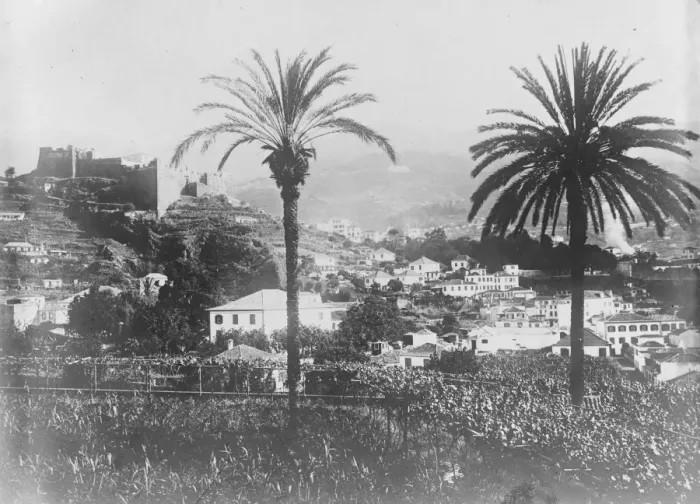 Framed Print : The Ex Emperor Karls New Home in Madeira a Portuguese archipelago lying North of Tenerife Framed Print : The Ex Emperor Karls New Home in Madeira a Portuguese archipelago lying North of Tenerife