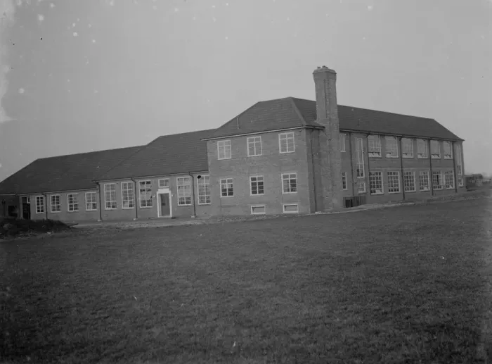 Framed Print : The exterior of Dartford Central School. 1936 Framed Print : The exterior of Dartford Central School. 1936