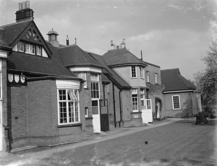 Framed Print : The exterior of Sidcup Cottage Hospital, Kent. 1937 Framed Print : The exterior of Sidcup Cottage Hospital, Kent. 1937