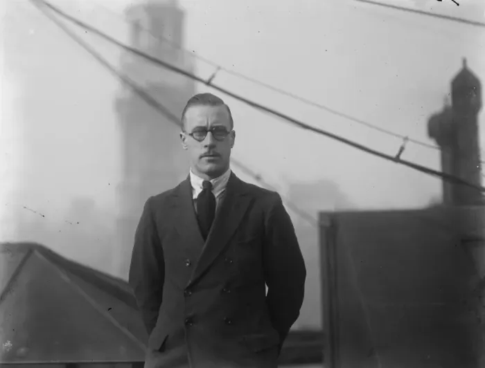 Framed Print : F A C Cattlin, CN reporter. 1 October 1925