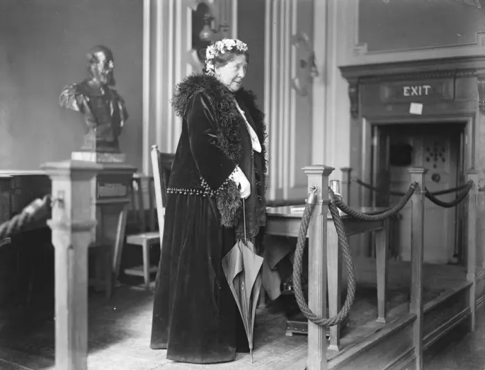 Framed Print : Famous author and veteran actress as orators. Mr Gilbert Frankau, the author Framed Print : Famous author and veteran actress as orators. Mr Gilbert Frankau, the author