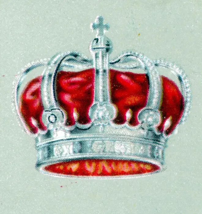 Framed Print : Famous Crowns - the royal crown of Roumania  /  the Plevna Crown