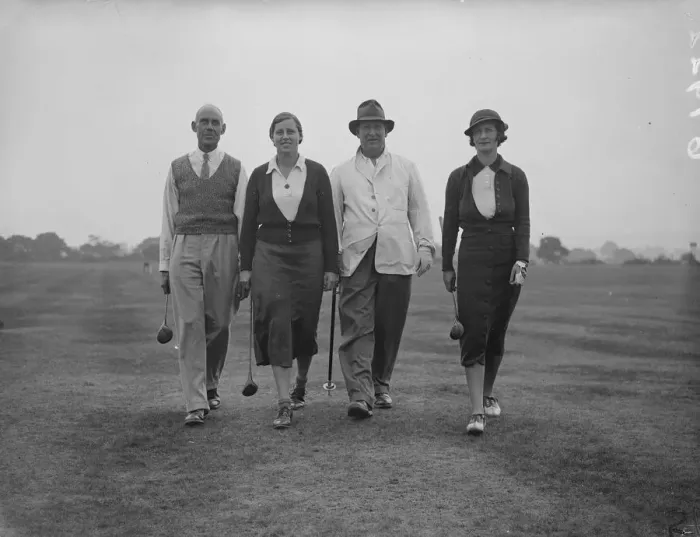 Framed Print : Famous golfing girls and their fathers met in the annual Fathers and Daughters golf Framed Print : Famous golfing girls and their fathers met in the annual Fathers and Daughters golf