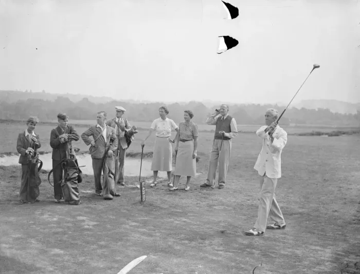 Framed Print : Famous golfing girls and their fathers met in the annual Fathers and Daughters golf Framed Print : Famous golfing girls and their fathers met in the annual Fathers and Daughters golf