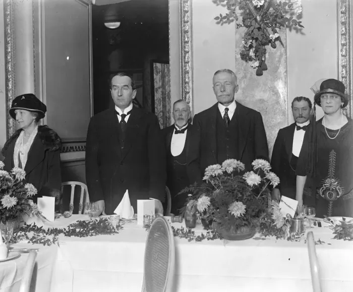 Framed Print : Farewell Luncheon to Mr Bruce A farewell luncheon to Mr Bruce, the Prime Minister of Australia Framed Print : Farewell Luncheon to Mr Bruce A farewell luncheon to Mr Bruce, the Prime Minister of Australia