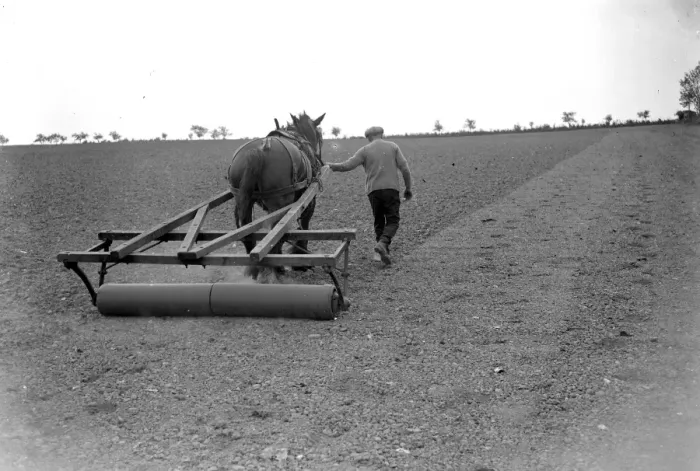 Framed Print : Farm Scene (Rolling). 1934 Framed Print : Farm Scene (Rolling). 1934