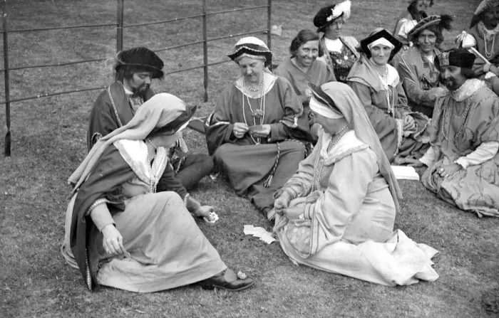 Framed Print : Farningham Pagent Play. A game of cards. 1934 Framed Print : Farningham Pagent Play. A game of cards. 1934