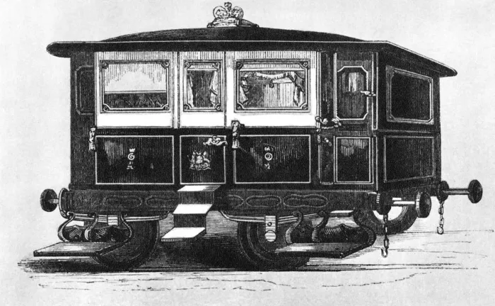 Framed Print : The first royal railway carriage Framed Print : The first royal railway carriage