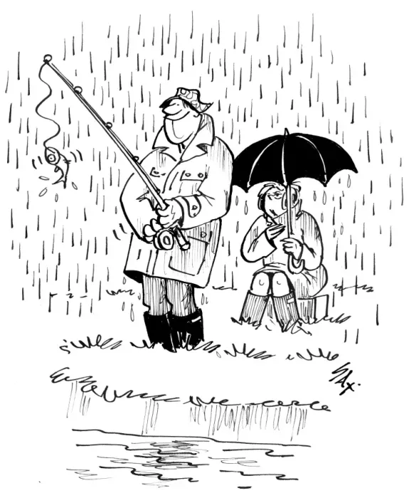 Framed Print : fishing  /  angling Cartoon by Sax Usually paying little or no attention to political correctness