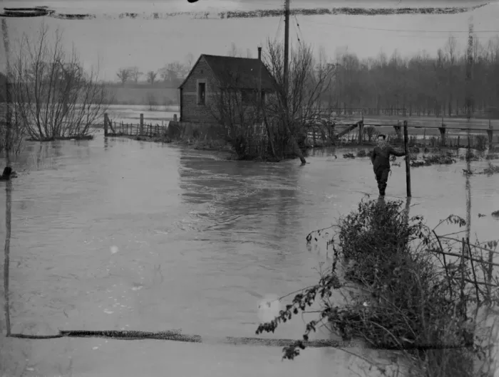 Framed Print : Floods in Sussex. Many parts of the country are seriously flooded. Now the recent Framed Print : Floods in Sussex. Many parts of the country are seriously flooded. Now the recent